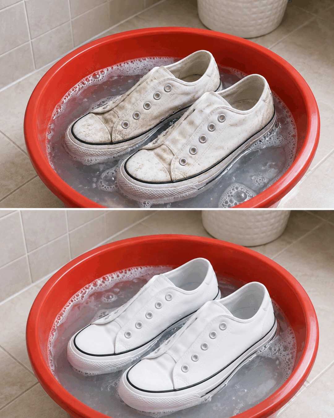 Weiße Stoffschuhe wieder strahlend sauber: So entfernst du Schmutz schonend mit Hausmitteln