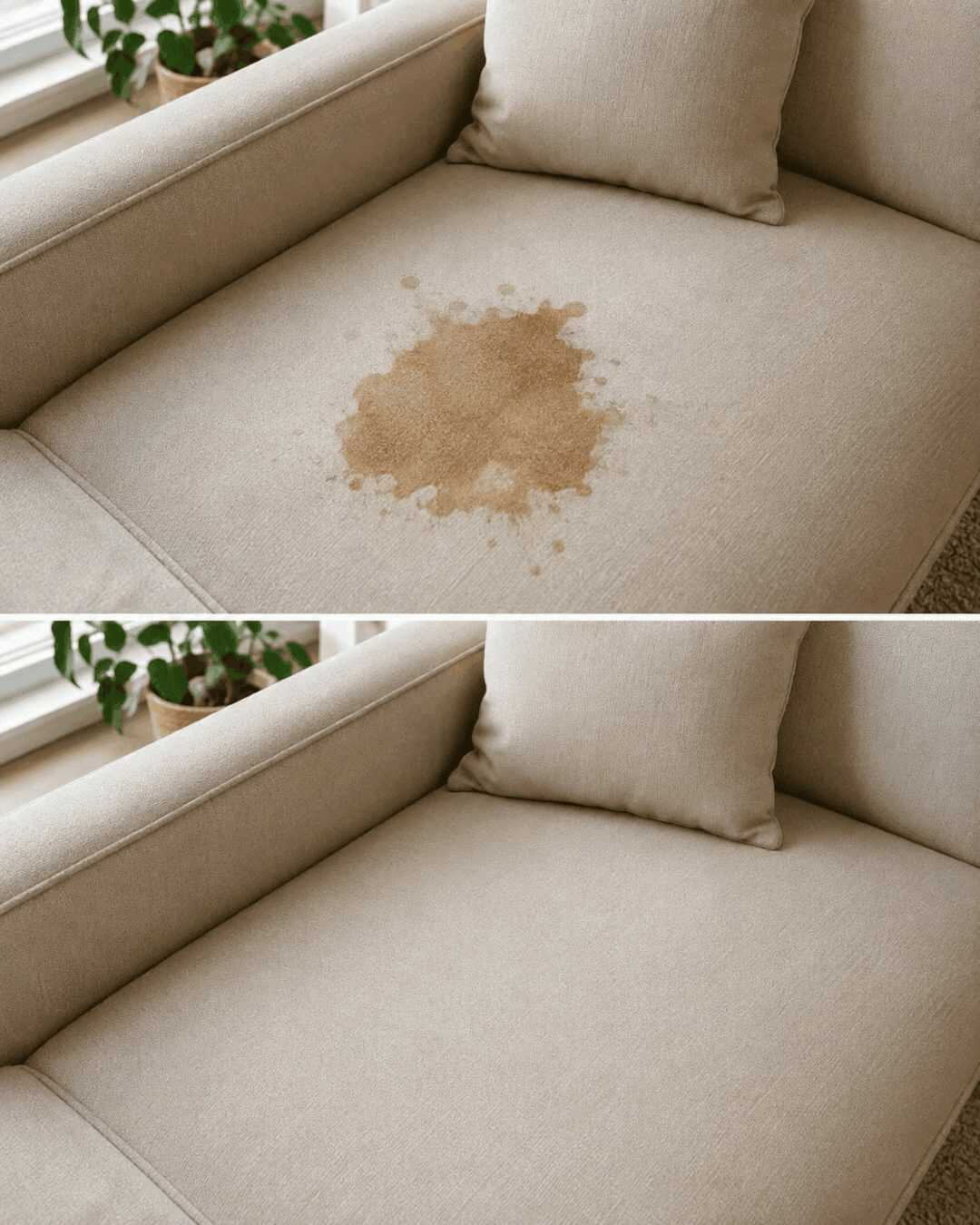Hartnäckige Flecken aus dem Stoffsofa entfernen – schonend und gründlich reinigen