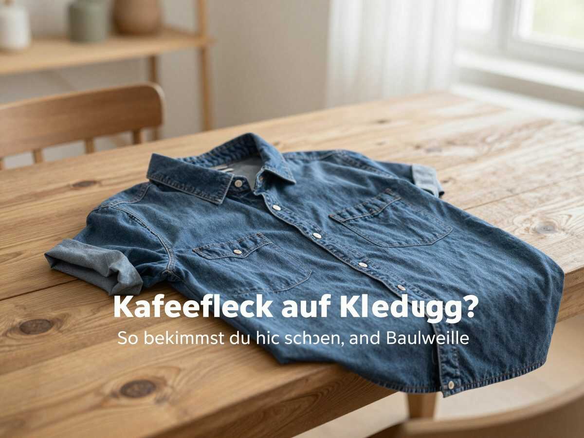 Kaffeefleck auf Kleidung? So bekommst du ihn schonend aus Jeans, Hemden und Baumwolle