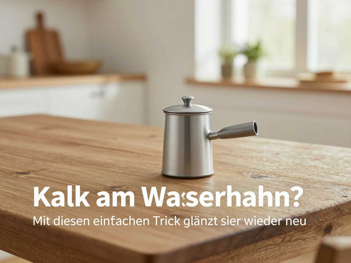 Kalk am Wasserhahn? Mit diesen einfachen Tricks glänzt er wieder wie neu