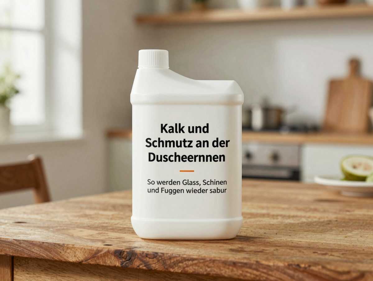 Kalk und Schmutz an der Dusche entfernen: So werden Glas, Schienen und Fugen wieder sauber