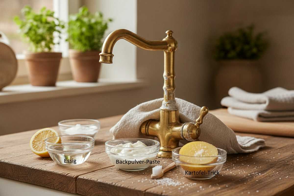 Kalkflecken am Wasserhahn entfernen: 3 bewährte Hausmittel für glänzende Armaturen