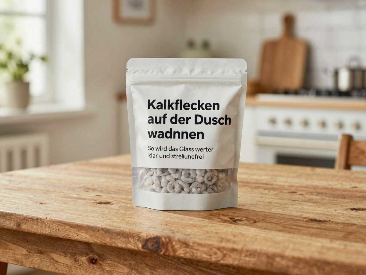 Kalkflecken auf der Duschwand entfernen: So wird das Glas wieder klar und streifenfrei