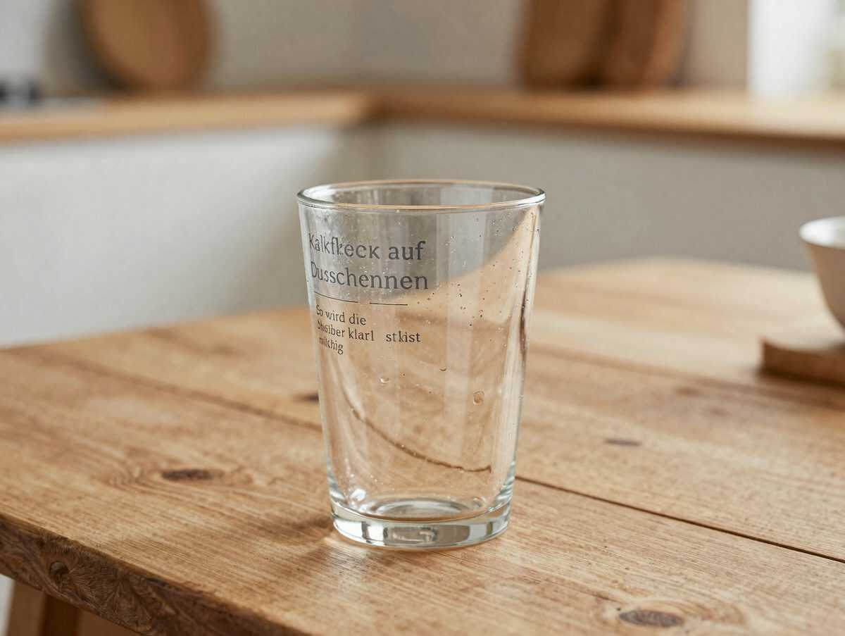 Kalkflecken auf Duschglas entfernen: So wird die Scheibe wieder klar statt milchig