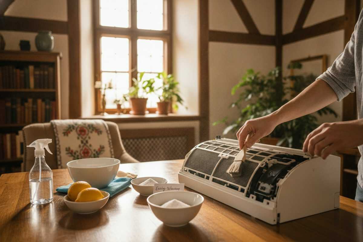 Klimaanlage mit Hausmitteln reinigen: So entfernst du Staub, Gerüche und Schmutz sicher