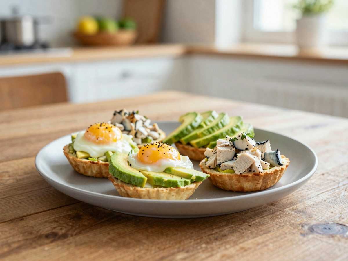 Knackige Salat-Schiffchen mit Avocado, Ei und Thunfisch – cremig, frisch und blitzschnell gemacht