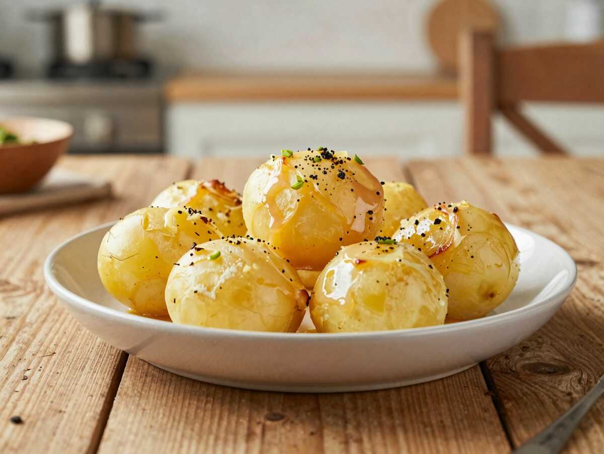 Knusprig überbackene Ofenkartoffeln mit cremiger Käsefüllung