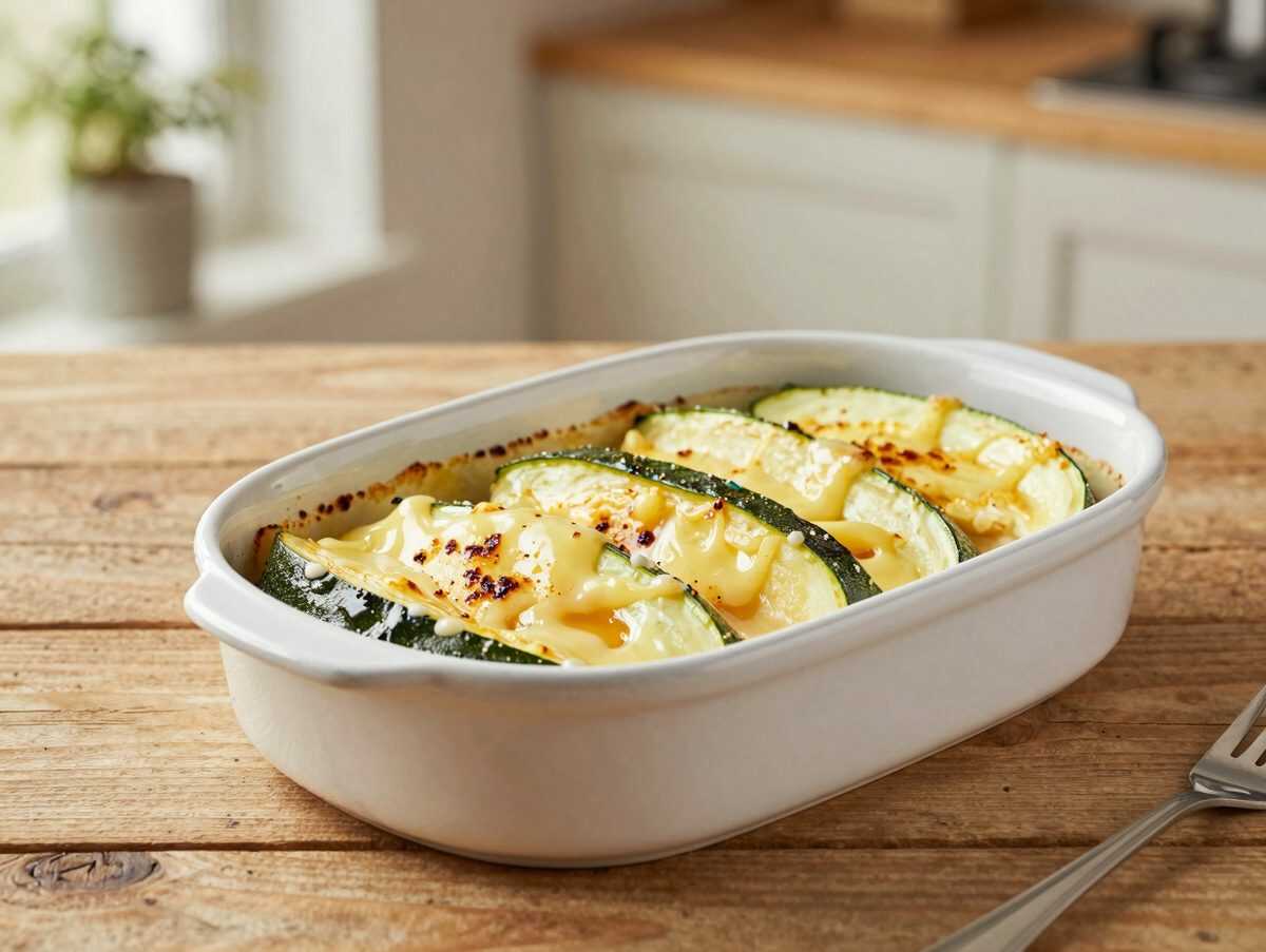 Knusprige Zucchini-Cordon-bleu aus dem Ofen – mit Schinken und herrlich geschmolzenem Käse