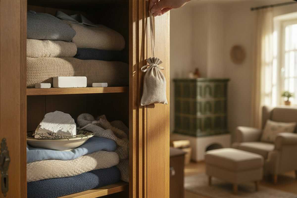 Kreide im Kleiderschrank: Dieser einfache Trick schützt Ihre Kleidung vor Feuchtigkeit und muffigem Geruch