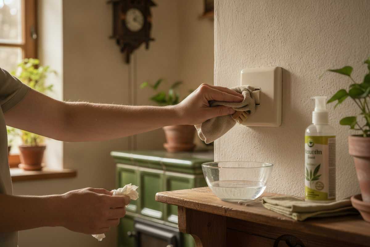 Lichtschalter und Schalterabdeckungen richtig reinigen – hygienisch sauber ohne Beschädigungen
