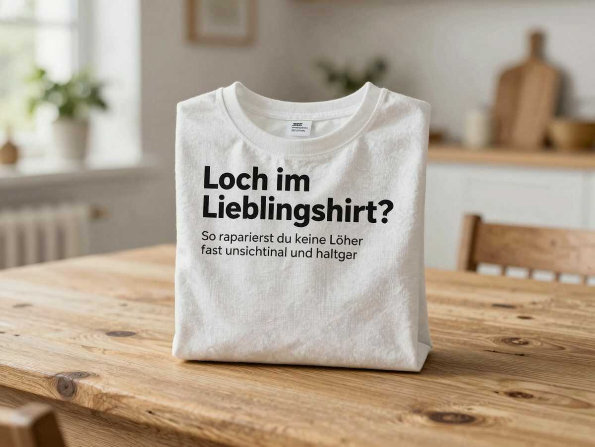 Loch im Lieblingsshirt? So reparierst du kleine Löcher fast unsichtbar und haltbar
