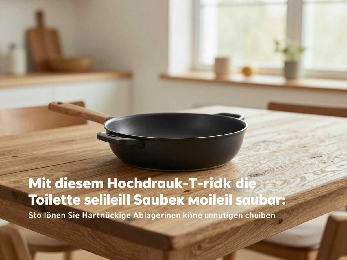 Mit diesem Hochdruck-Trick wird die Toilette schnell sauber: So lösen Sie hartnäckige Ablagerungen ohne unnötiges Schrubben