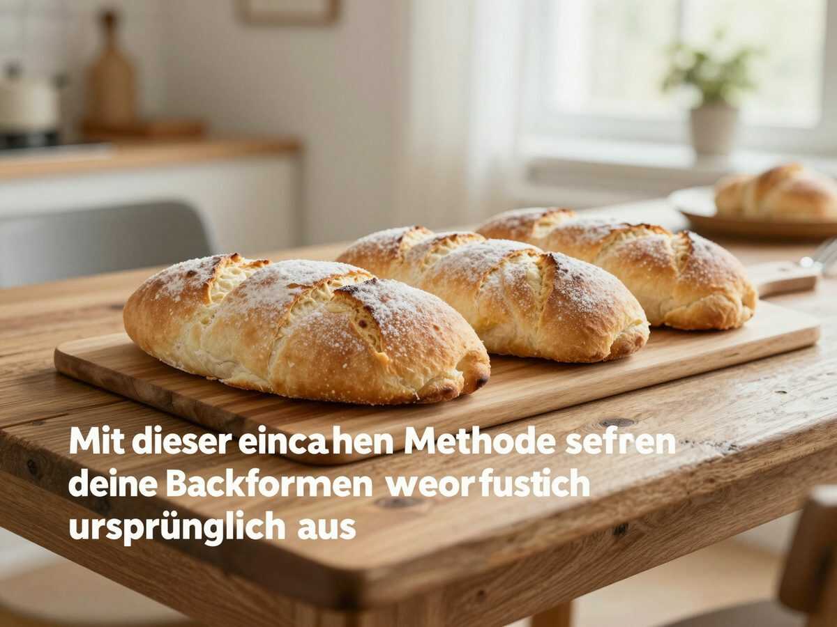 Mit dieser einfachen Methode sehen deine Backformen wieder fast wie ursprünglich aus