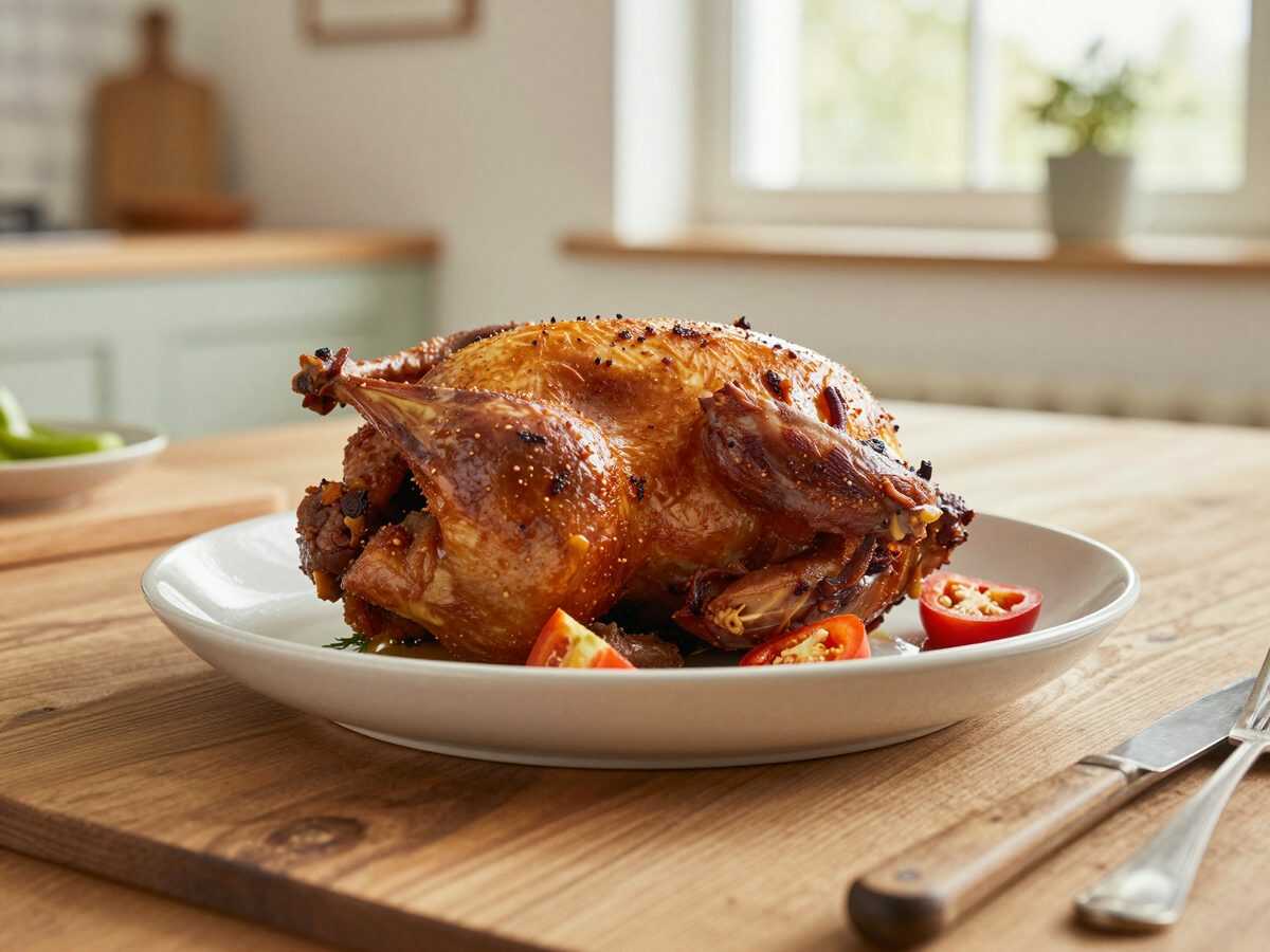 Ofenhähnchen mit Paprika und Zwiebeln – unglaublich saftig und herrlich würzig