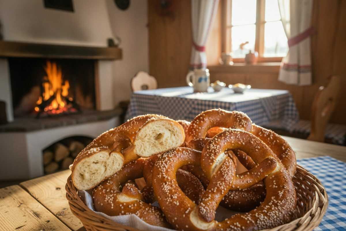 Original Bayerische Laugenbrezeln – außen knusprig, innen herrlich weich