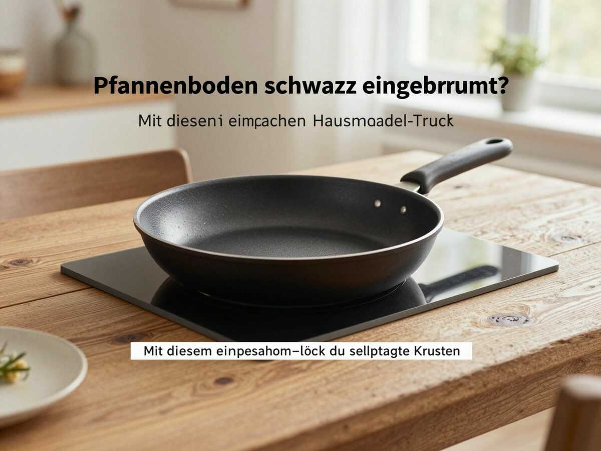 Pfannenboden schwarz eingebrannt? Mit diesem einfachen Hausmittel-Trick löst du selbst alte Krusten