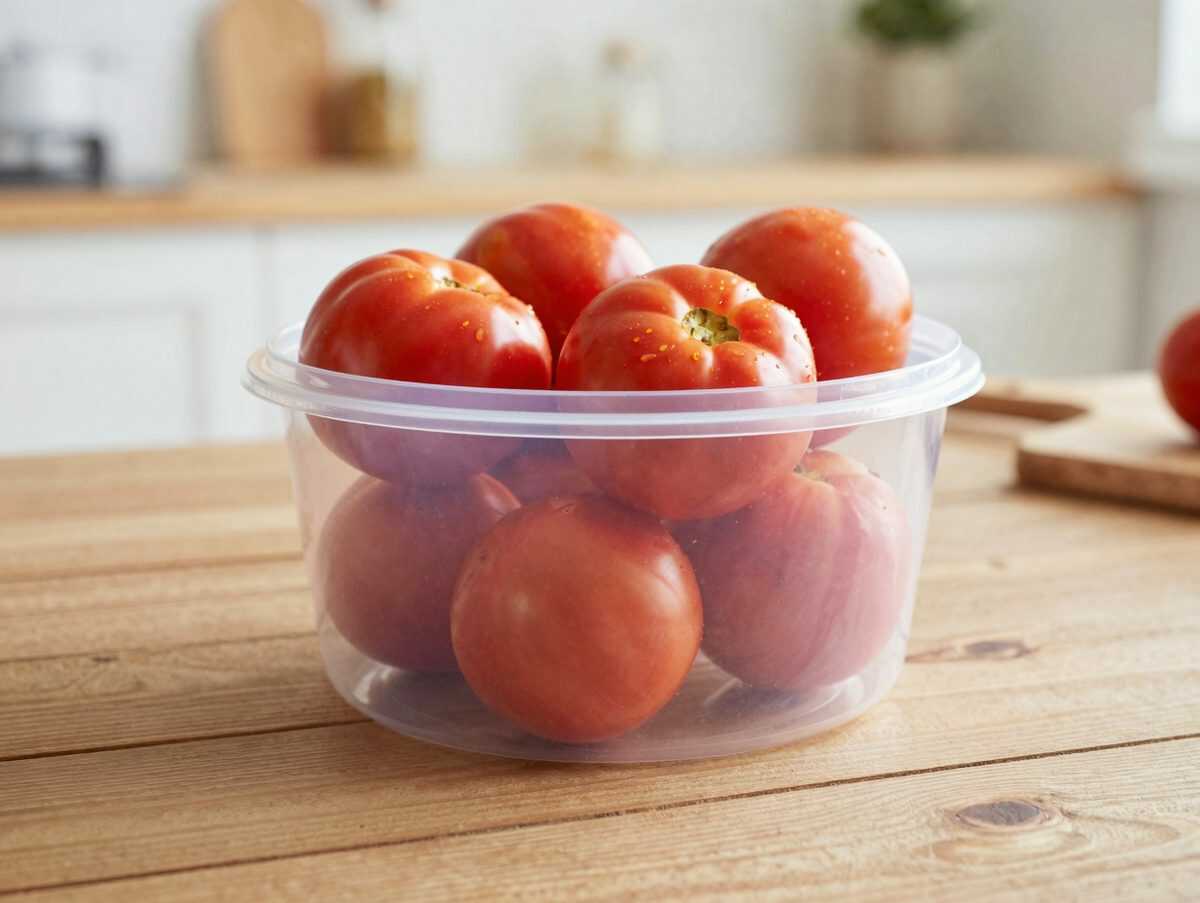 Plastikdosen voller Tomatenflecken? Mit diesem einfachen Küchen-Trick werden sie wieder sauber