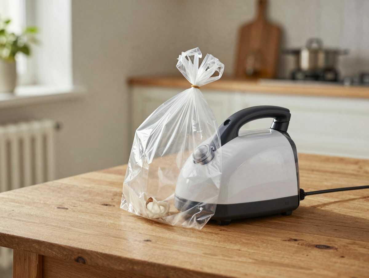 Plastiktüte über den Besen ziehen: So sammelst du Haare und Staub schnell ein – ganz ohne Staubsauger