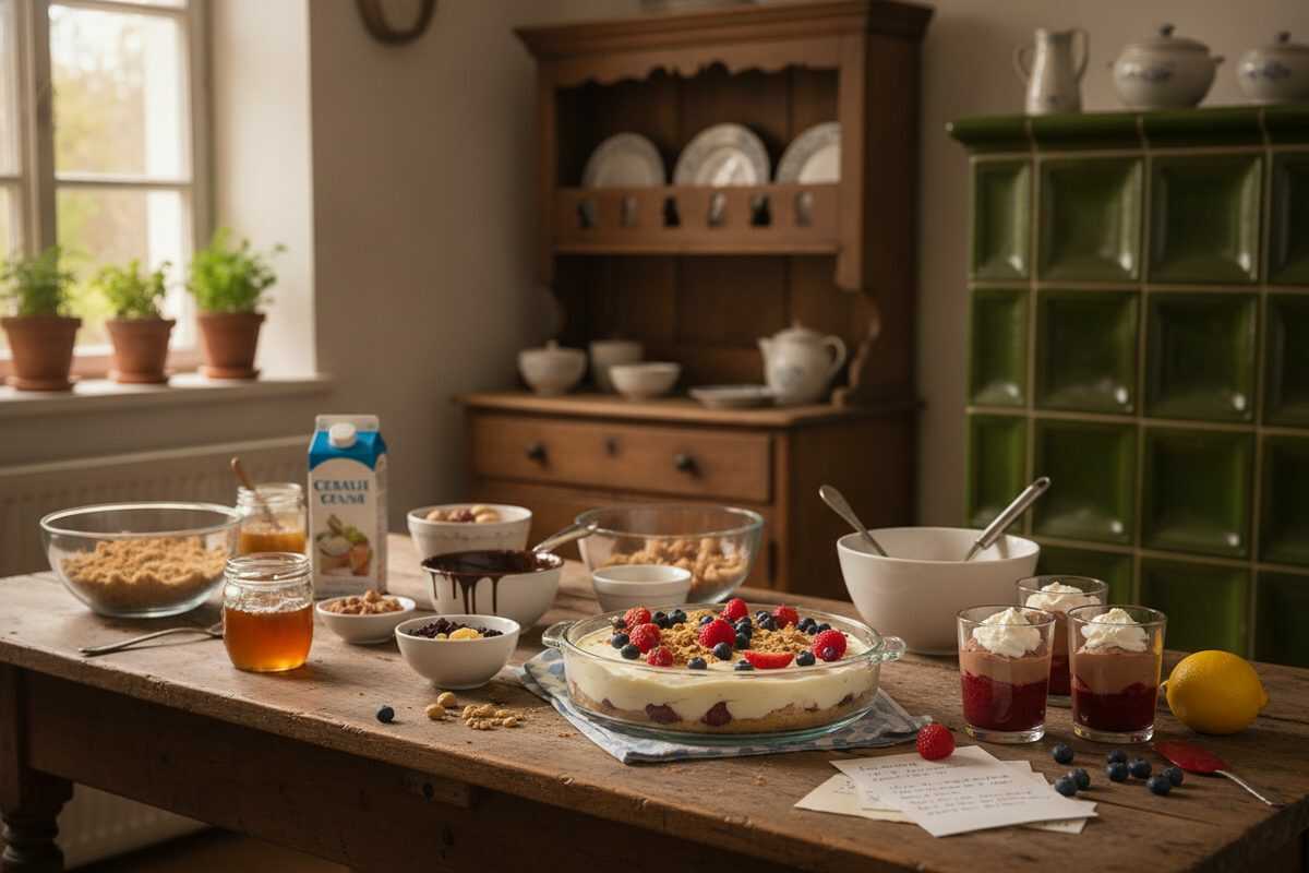 Rezepte für Desserts ohne Backen – Zubereitung, Zutaten und Rezeptvariationen
