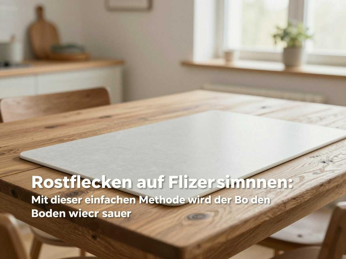 Rostflecken auf Fliesen entfernen: Mit dieser einfachen Methode wird der Boden wieder sauber