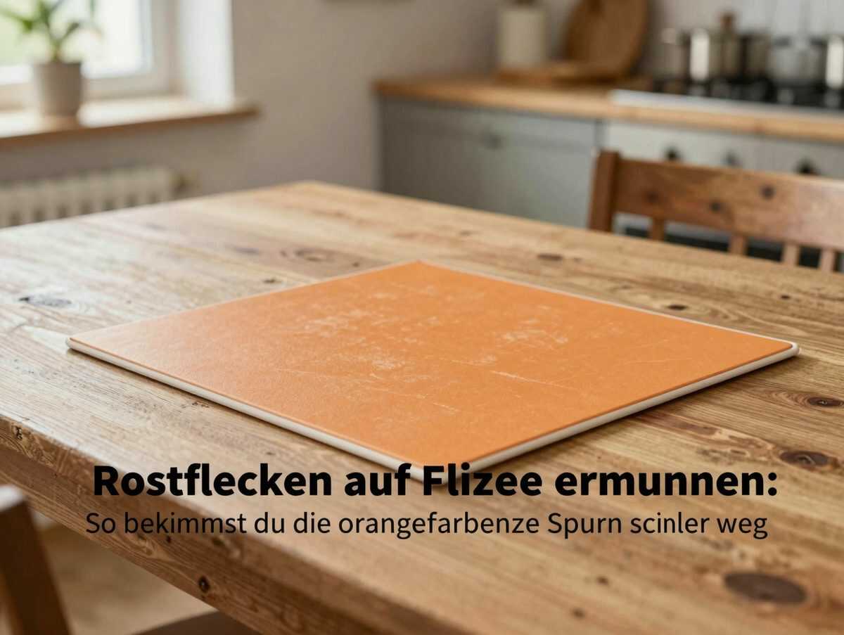 Rostflecken auf Fliesen entfernen: So bekommst du die orangefarbenen Spuren sicher weg