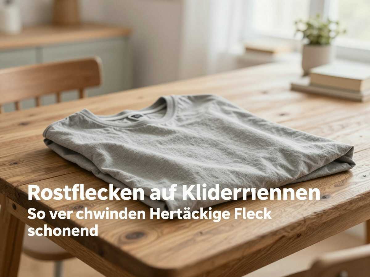 Rostflecken auf Kleidung entfernen: So verschwinden hartnäckige Flecken schonend