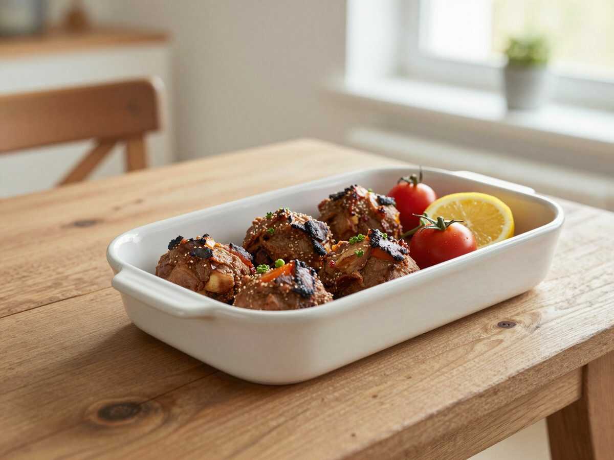 Saftige Dorade aus dem Ofen mit Zitrone, Kräutern und Kirschtomaten