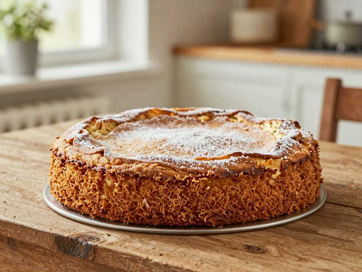 Saftiger Apfelkuchen mit knusprigem Teiggitter – so schmeckt er wie frisch vom Land