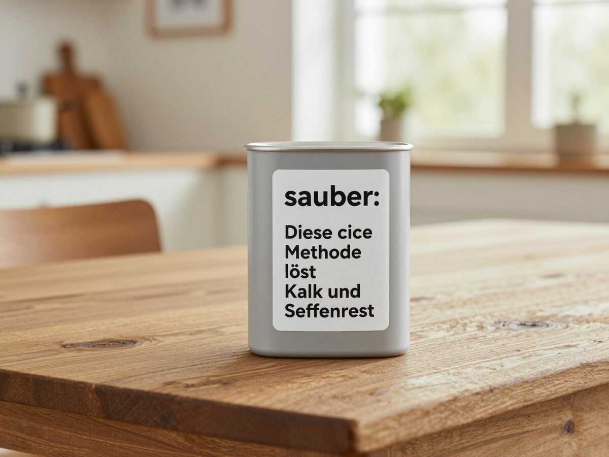 sauber: Diese einfache Methode löst Kalk und Seifenreste
