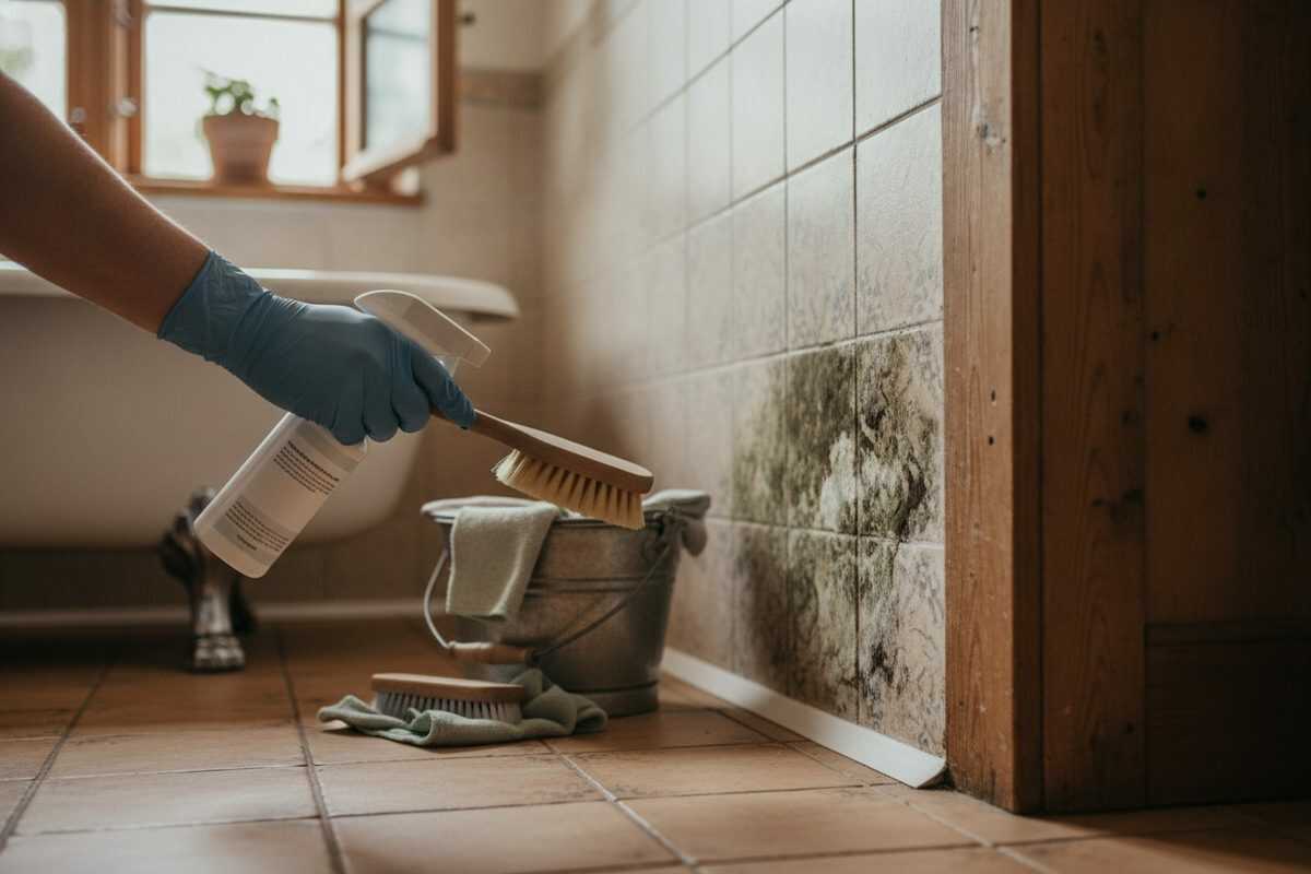Schimmel im Badezimmer sicher und dauerhaft entfernen