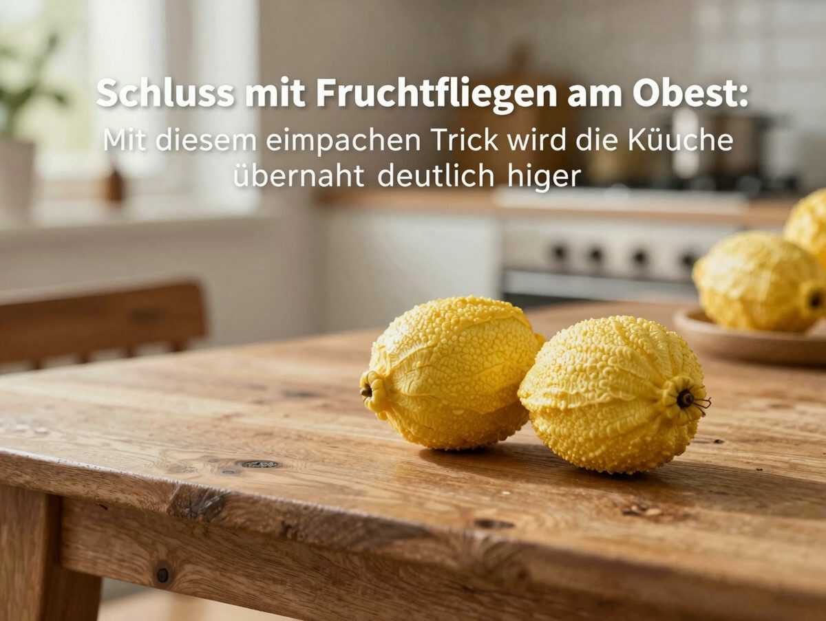 Schluss mit Fruchtfliegen am Obst: Mit diesem einfachen Trick wird die Küche über Nacht deutlich ruhiger