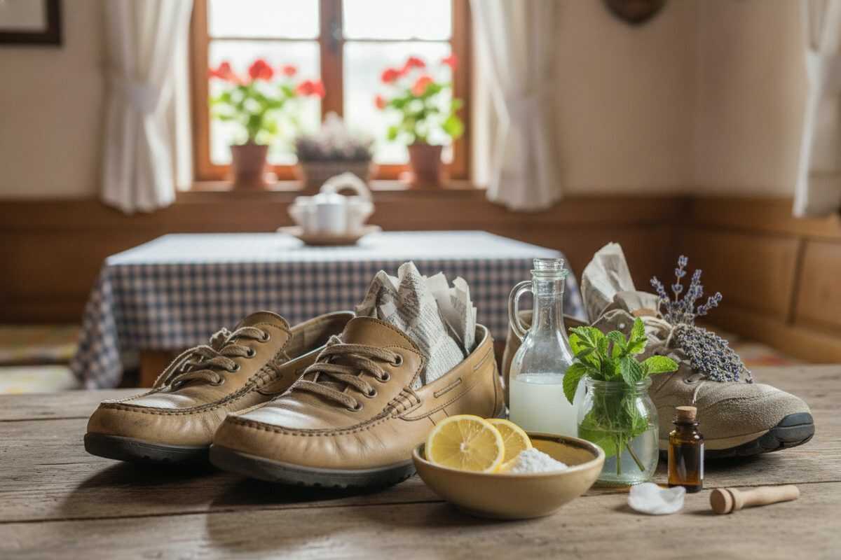 Schuhe mit unangenehmem Geruch? So werden sie wieder frisch – mit einfachen Hausmitteln