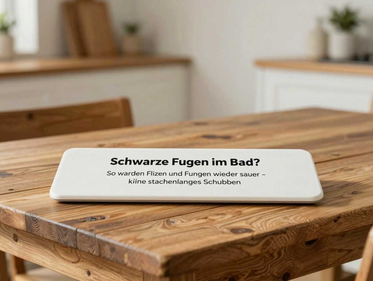 Schwarze Fugen im Bad? So werden Fliesen und Fugen wieder sauber – ohne stundenlanges Schrubben