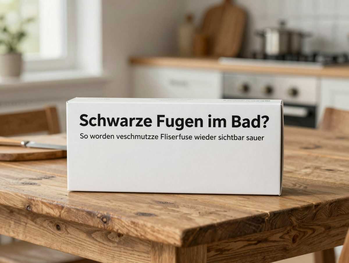 Schwarze Fugen im Bad? So werden verschmutzte Fliesenfugen wieder sichtbar sauber