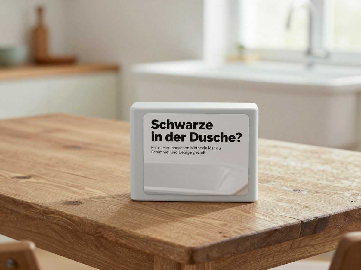 Schwarze Fugen in der Dusche? Mit dieser einfachen Methode löst du Schimmel und Beläge gezielt