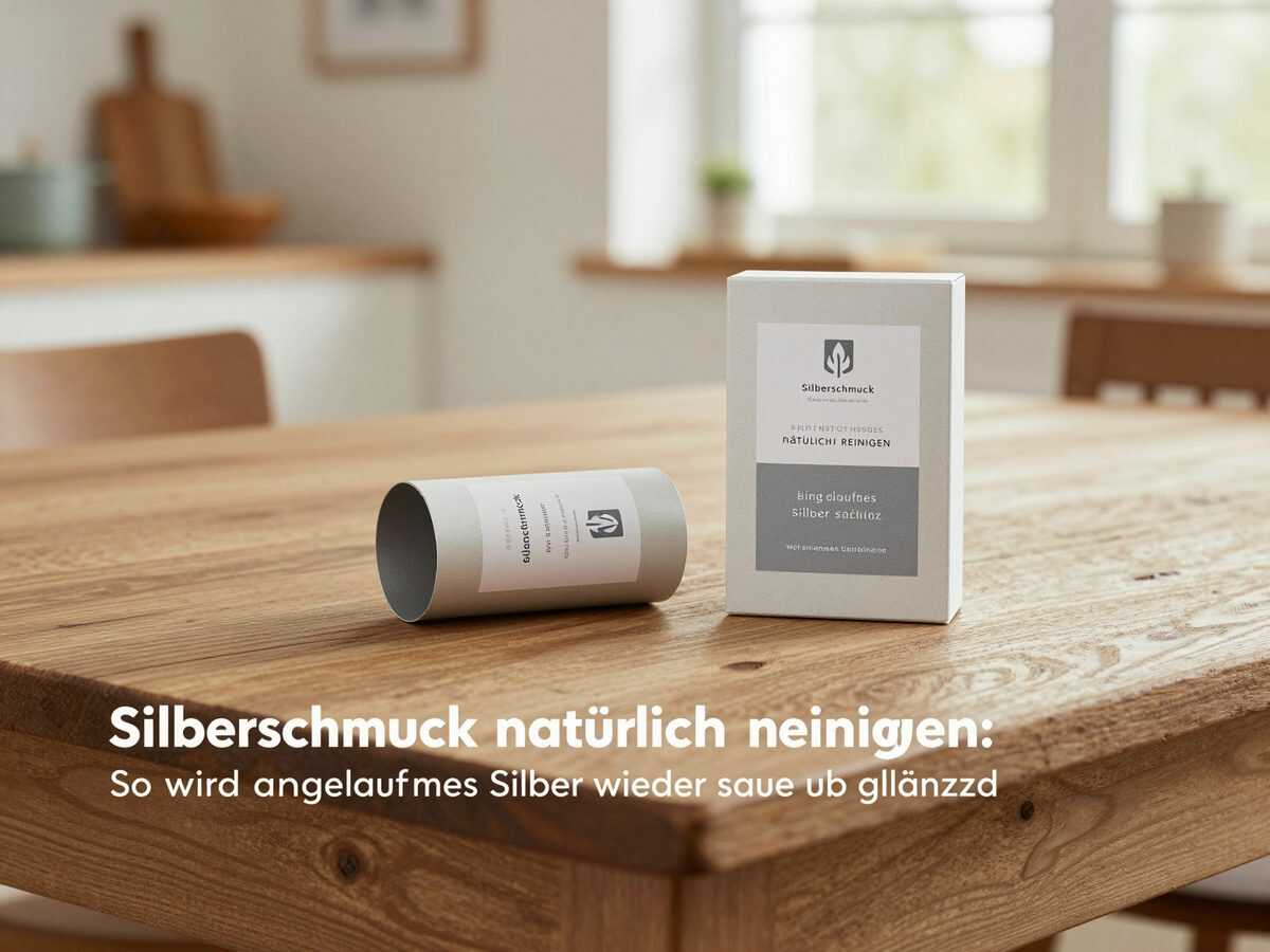 Silberschmuck natürlich reinigen: So wird angelaufenes Silber wieder sauber und glänzend