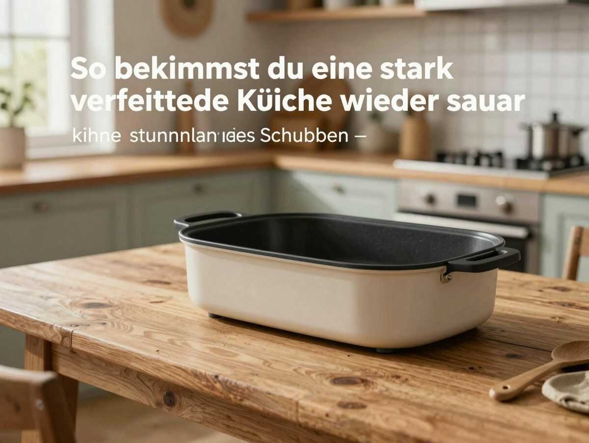 So bekommst du eine stark verfettete Küche wieder sauber – ohne stundenlanges Schrubben