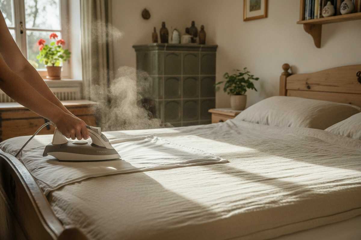 So erfrischen Sie Ihre Matratze sofort – der einfache Trick mit Bügeleisen und Baumwolltuch