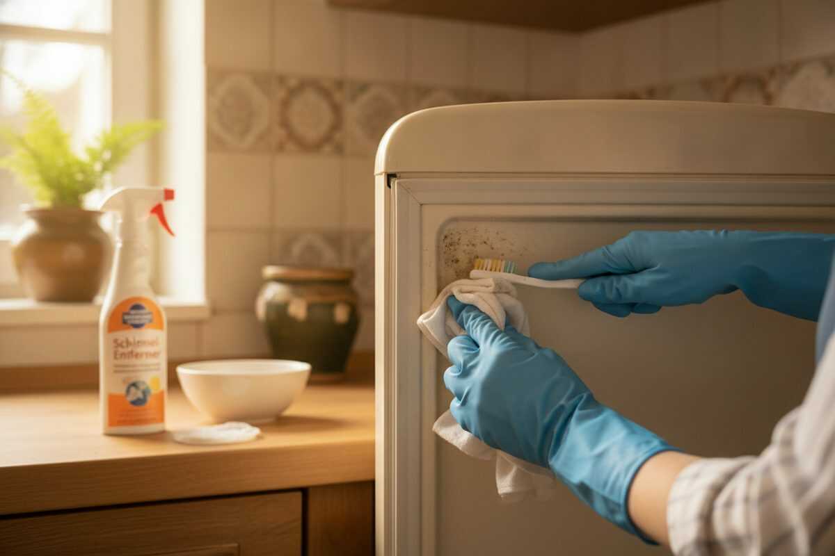 So reinigen Sie die Dichtung Ihrer Kühlschranktür gründlich von Schimmel und Schmutz
