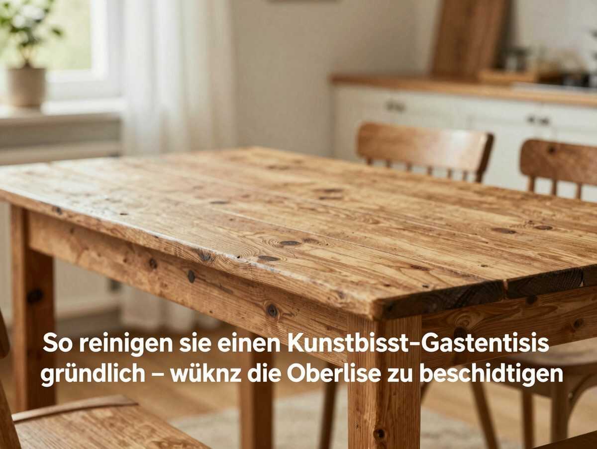 So reinigen Sie einen Kunststoff-Gartentisch gründlich – ohne die Oberfläche zu beschädigen