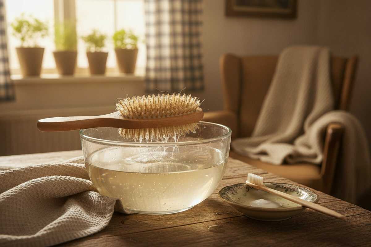 So reinigen Sie Ihre Haarbürste gründlich – mit einem einfachen Wasserbad