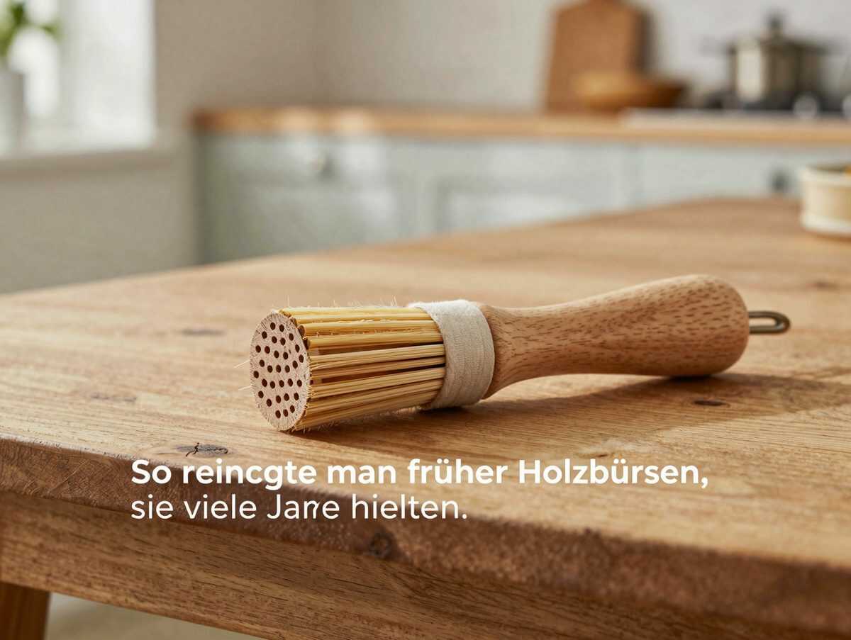 So reinigte man früher Holzbürsten, damit sie viele Jahre hielten