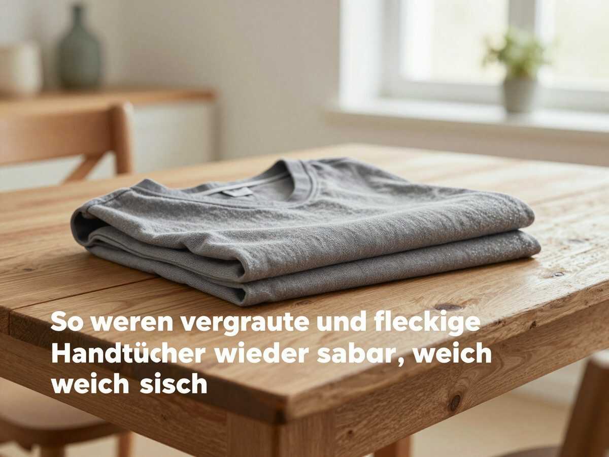 So werden vergraute und fleckige Handtücher wieder sauber, weich und frisch