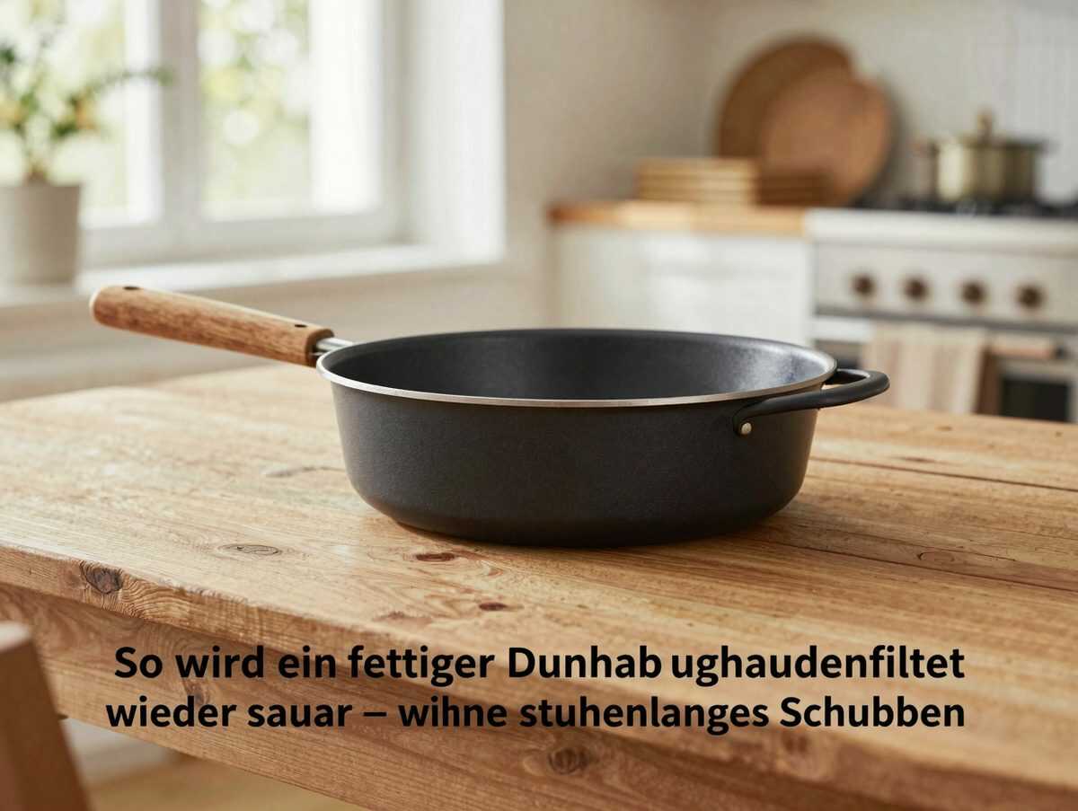 So wird ein fettiger Dunstabzugshaubenfilter wieder sauber – ohne stundenlanges Schrubben
