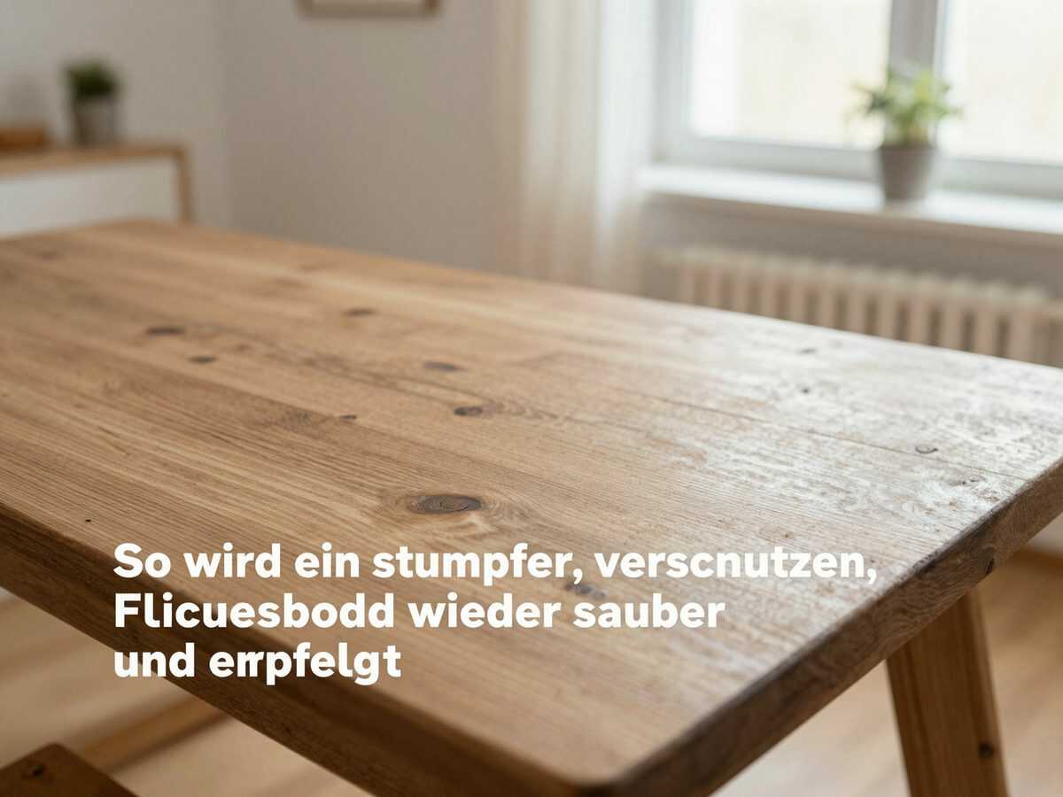 So wird ein stumpfer, verschmutzter Fliesenboden wieder sauber und gepflegt