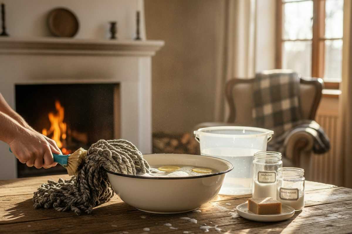 So wird ein verschmutzter Wischmopp wieder strahlend sauber – einfach, günstig und hygienisch