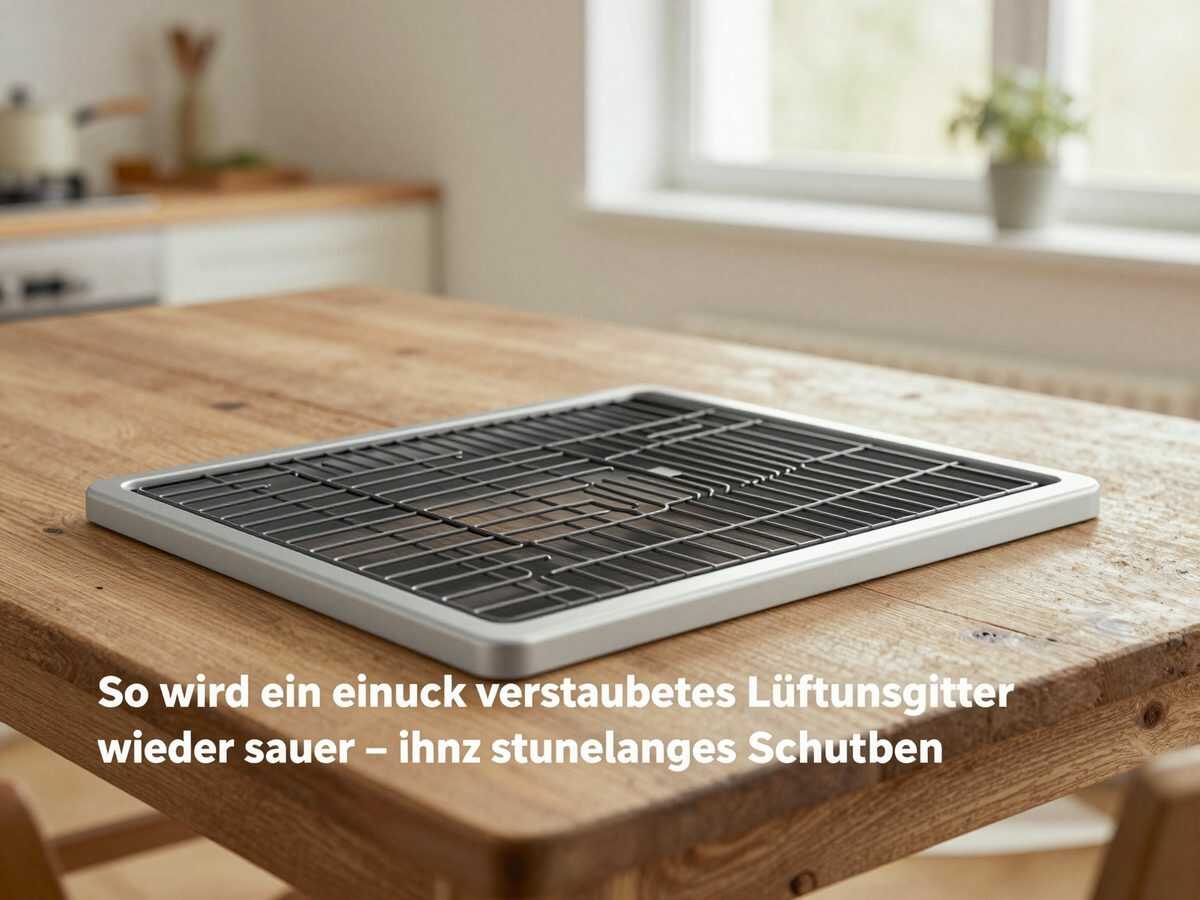 So wird ein völlig verstaubtes Lüftungsgitter wieder sauber – ohne stundenlanges Schrubben