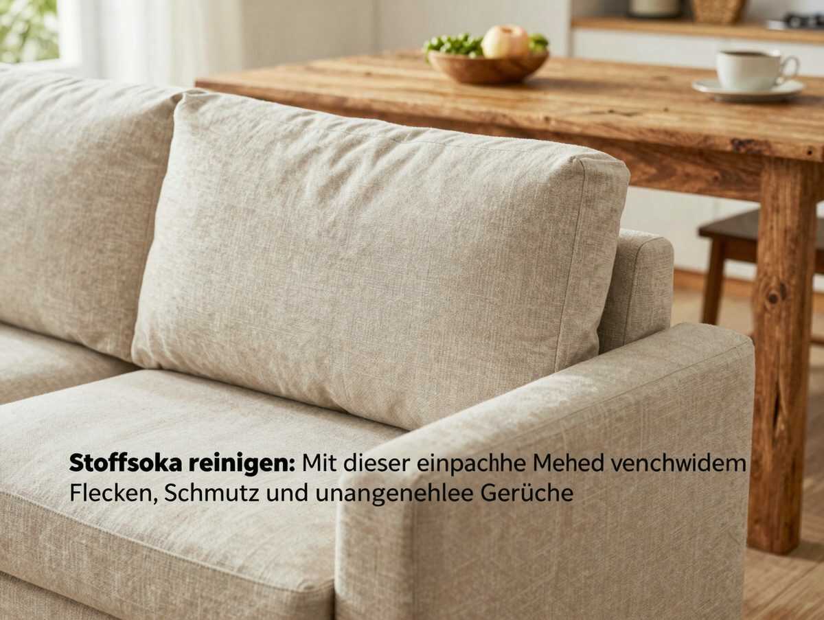 Stoffsofa reinigen: Mit dieser einfachen Methode verschwinden Flecken, Schmutz und unangenehme Gerüche