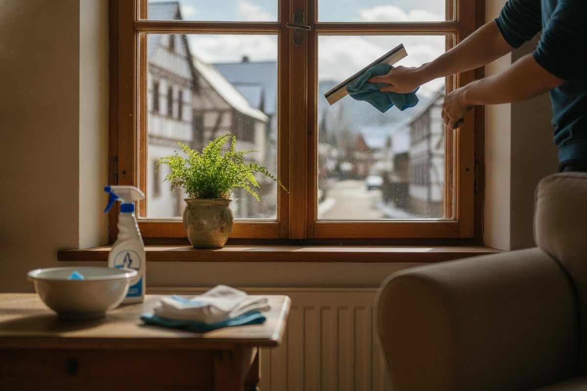 Streifenfreie Fenster reinigen: Die einfache Methode für glasklare Scheiben