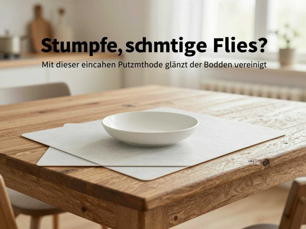 Stumpfe, schmutzige Fliesen? Mit dieser einfachen Putzmethode glänzt der Boden wieder wie frisch gereinigt